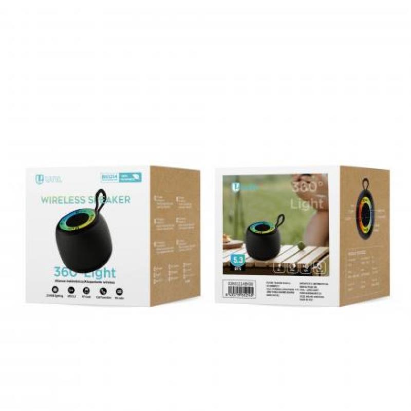 4 Altavoz UNI-5W con estilo de tela europeo con luz de 5W CE