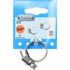 ABRAZADERA S/FIN INOX. 3/4