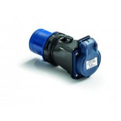 Adaptador clavija 2P+T base 2P+TTL IP54