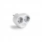 Adaptador doble TT 16A-250V C/interruptor
