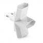 Adaptador triple 2P10A 250V IP20 BLANCO