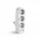 Adaptador triple TT 16A-250V C/interruptor