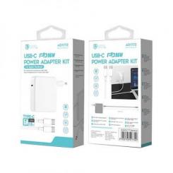 Adaptador – transformador para ordenador portátil + cable TIPO-C
