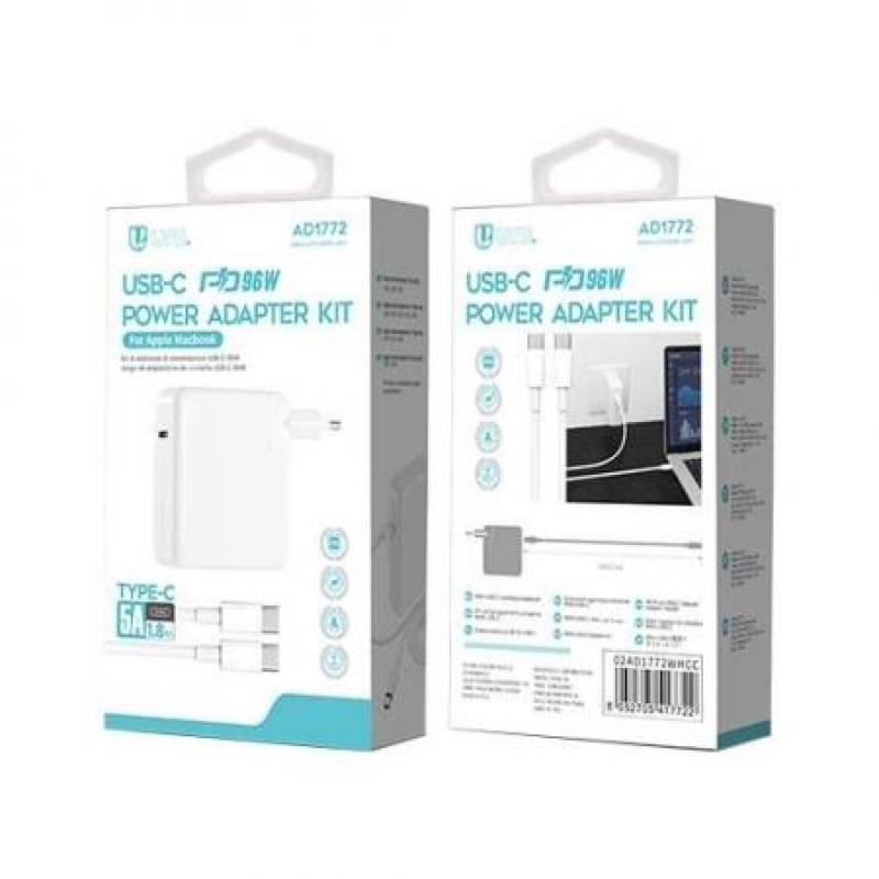 Adaptador – transformador para ordenador portátil + cable TIPO-C