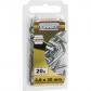 ALCAYATA GALVANIZADA 2,8X30MM (20)