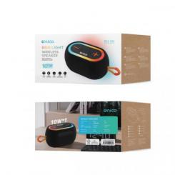 Altavoz Bluetooth LED mongol de 5 W x 2, color negro, con certiﬁcación CE