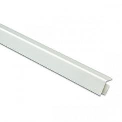 Angulo 20x20 mm.Aluminio Lacado Blanco.Adhesivo / 250 cm. Granel