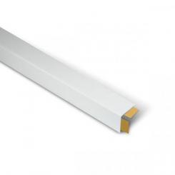 Angulo PVC 25x25mm. Long. 250 cm. Adhesivo / Blanco. Granel