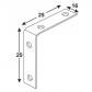 ANGULO SILLA ZN 25X25X16MM