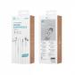 Auriculares con cable internos serie IP 3.5Jack con CE ES blanco trigo