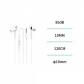 Auriculares con cable internos serie IP 3.5Jack con CE ES blanco trigo
