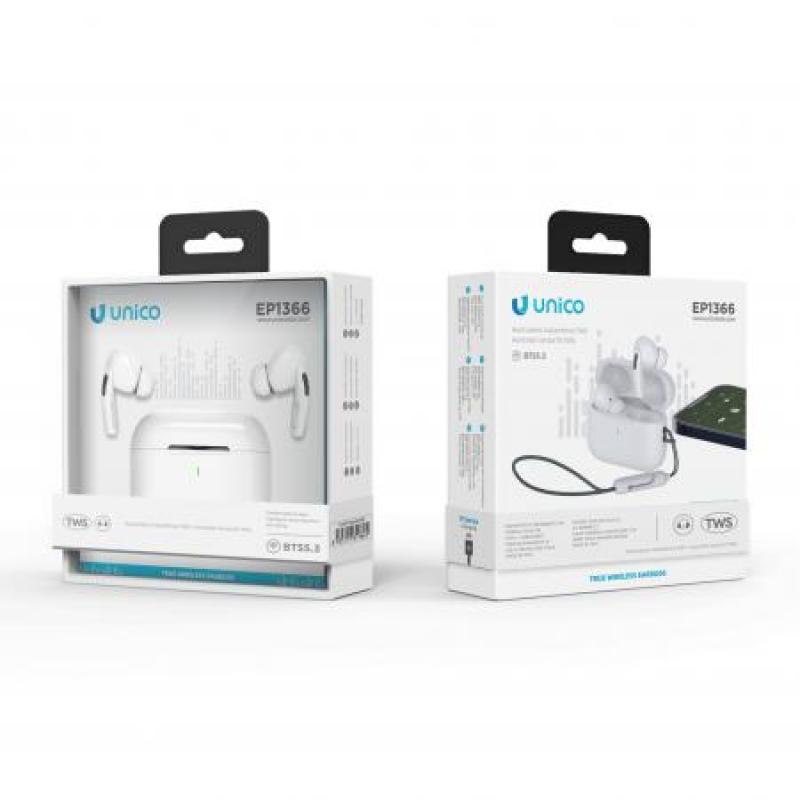Auriculares In-Ear TWS Bluetooth en Blanco