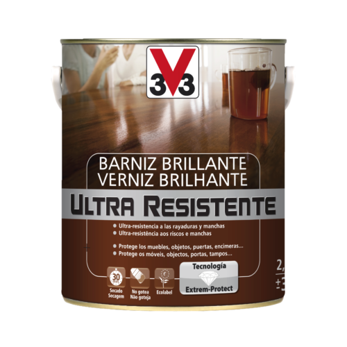 BARNIZ INTERIOR ULTRA RESISTENTE BRILLANTE 2.5L SAPELI