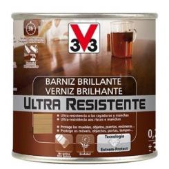 BARNIZ INTERIOR ULTRA RESISTENTE BRILLANTE 250ML ROBLE CLARO