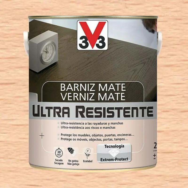 BARNIZ INTERIOR ULTRA RESISTENTE MATE 2.5L SAPELI