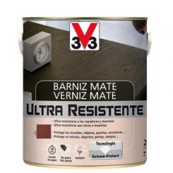 BARNIZ INTERIOR ULTRA RESISTENTE MATE 750ML CAOBA