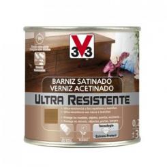 BARNIZ INTERIOR ULTRA RESISTENTE SATINADO 250ML ROBLE OSCURO