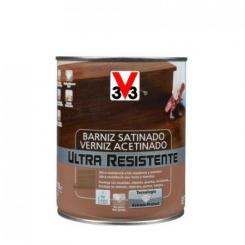 BARNIZ INTERIOR ULTRA RESISTENTE SATINADO 750ML NOGAL