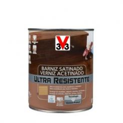 BARNIZ INTERIOR ULTRA RESISTENTE SATINADO 750ML ROBLE CLARO