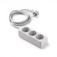 Base 3 tomas TT Cable 1,5 m.