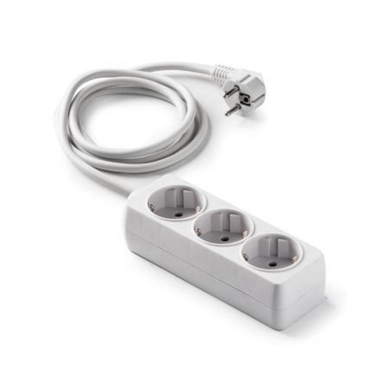 Base 3 tomas TT Cable 1,5 m.
