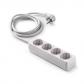 Base 4 tomas TT Cable 1,5 m.
