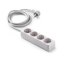 Base 4 tomas TT Cable 1,5 m.