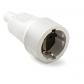 Base TT 16A-250V PVC goma Blanco BLISTER CARTON