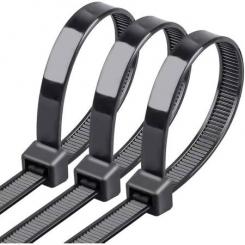 Brida negra 200x2,5 50 Uds.