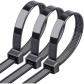 Brida negra 200x3,6 50 Uds.