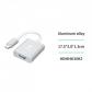 Cable adaptador tipo C macho a HDMI hembra CE, plateado