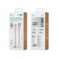 Cable Trenzado Alta Densidad 3.4A A-L 1M Gris Blanco CE