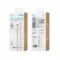 Cable trenzado de alta densidad PD30W C-L 1M CE blanco gris OD3.8
