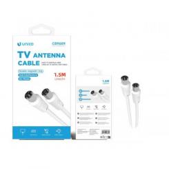 Cable tv 9.5 M/F longitud 1.5m - OD5.5 - blanco