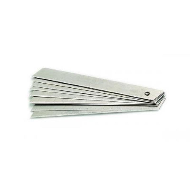 Caja 10 hojas recambio Cutter Pequeño / 8,5 cm. Blister 1 ud.