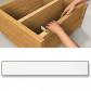 Canto embellecedor Adhesivo. 19 mm x 5 m / Blanco. Blister 1 rollo