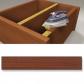 Canto embellecedor Preencolado. 22 mm x 5 m / Madera sapeli. Blister 1 rollo