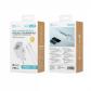 Cargador de viaje PD30W USB-A+Enchufe tipo C,Blanco+Cable(C-C) CE