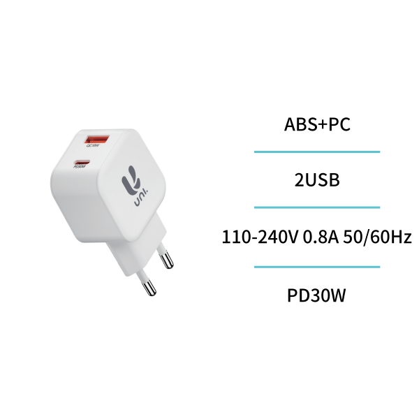 CARGADOR RAPIDO 30W PARED