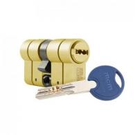 Cilindro de seguridad SCX Plus Latonado 30-30 anti-rotura