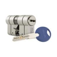 Cilindro seguridad SCX Plus Niquel Lv. Corta 30-30 anti-rotura