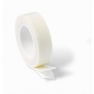 Cinta adhesiva a las dos caras. 12 mm x 80 cm / Blanco. Blister 1 rollo