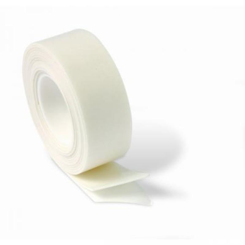 Cinta adhesiva a las dos caras. 19 mm x 150 cm / Blanco. Blister 1 rollo