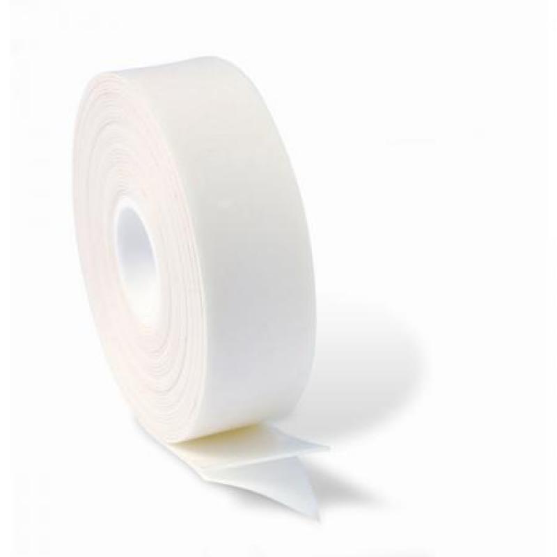 Cinta adhesiva a las dos caras. 25 mm x 500 cm / Blanco. Blister 1 rollo