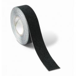 Cinta Antideslizante adhesiva. 25 mm x 5 m / Negro. Blister 1 rollo