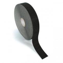 Cinta antideslizante adhesiva. 40 mm x 25 m / Negro. Caja-display 1 rollo
