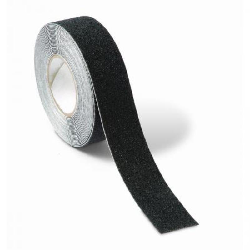 Cinta Antideslizante adhesiva. 40 mm x 5 m / Negro. Blister 1 rollo