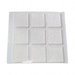 Cinta nano Pastilla nano adhesiva con malla 2 caras. 20x20mm con malla 2 caras. 19 mm x 2.5 m