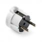 Clavija 4,8mm TT Lat.16A-250V Blanco