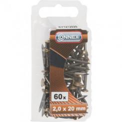 CLAVO ACERO CAB. LAT.ADA 2,0X20MM (60)